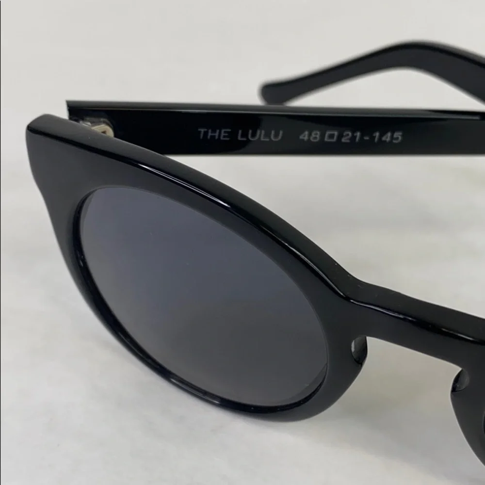 Komono Sunglasses NEW Lulu Glossy Black cat eye